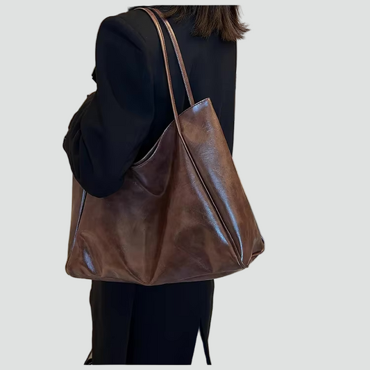 Torba shopper damska | duża, miękka konstrukcja