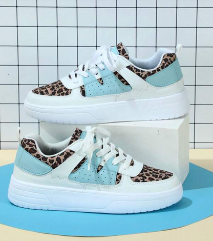 Sneakersy damskie | siateczkowa cholewka