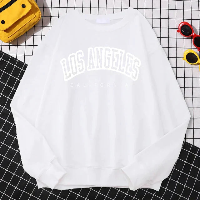 Bluza damska | nadruk z napisem, oversize