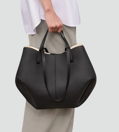 Torba shopper damska | na laptopa, 2 rodzaje uchwytów
