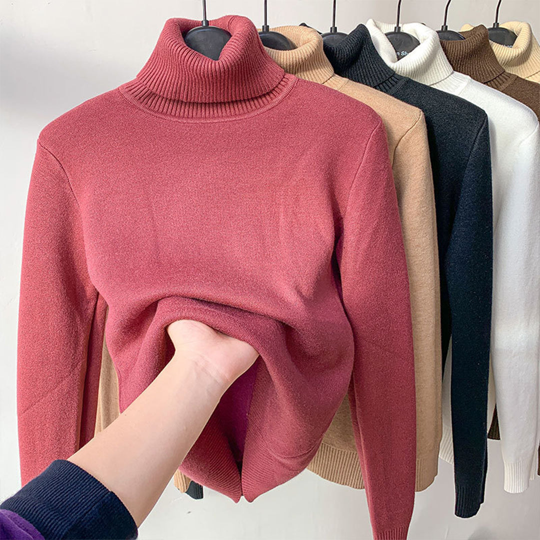 Sweter damski | nadruk, dopasowany krój