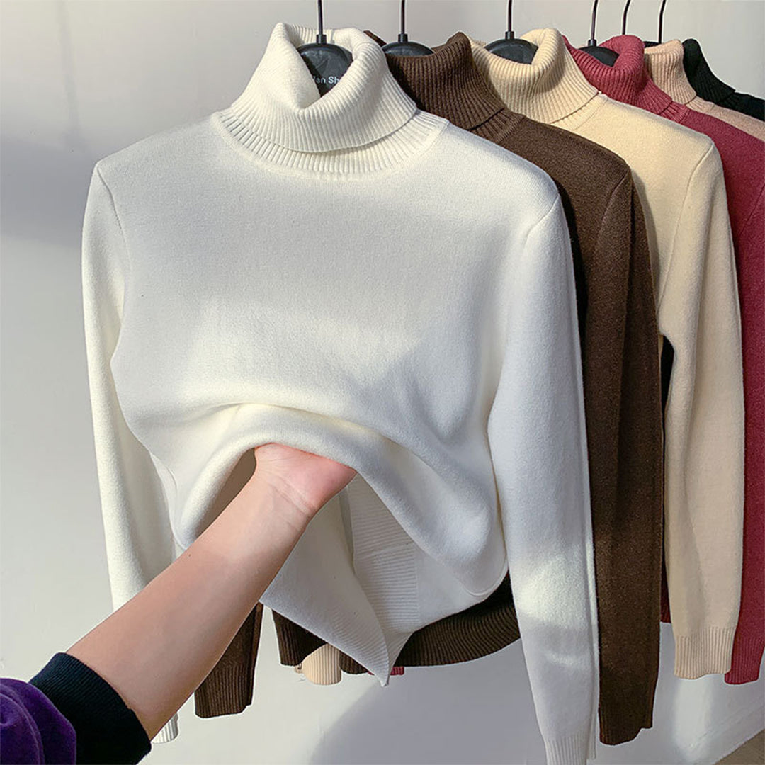 Sweter damski | nadruk, dopasowany krój