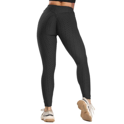 Legginsy damskie | modelujące, wzór w plaster miodu