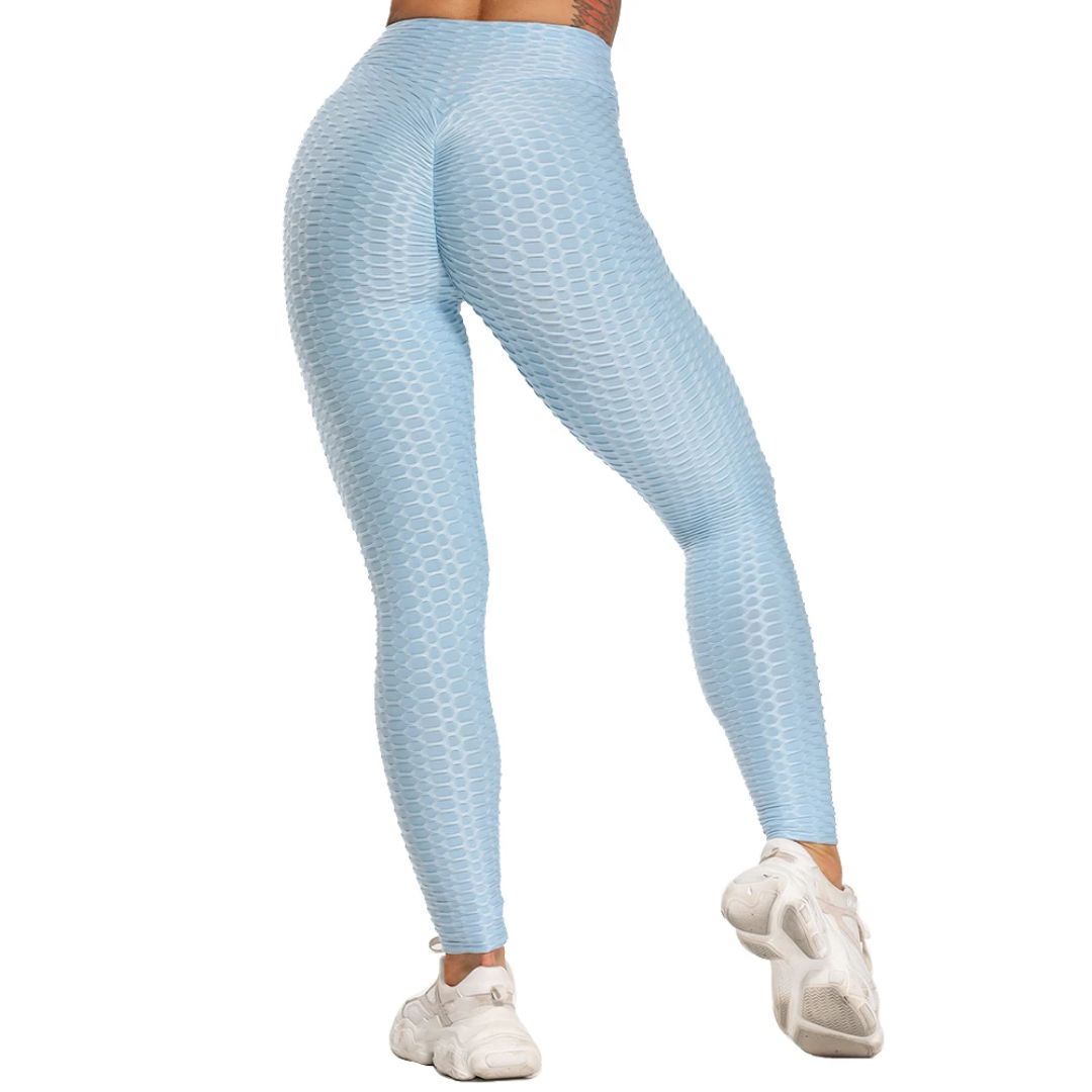 Legginsy damskie | modelujące, wzór w plaster miodu
