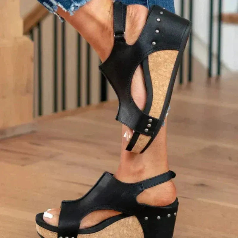 Buty damskie | gruba podeszwa, okrągły czubek
