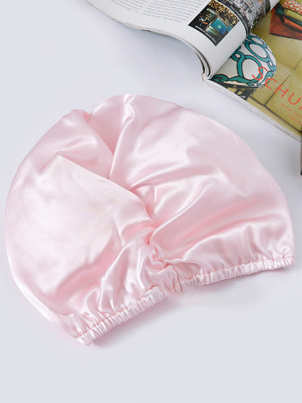 Turban nocny damski | satyna, elastyczna taśma
