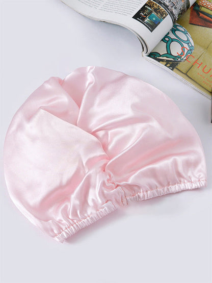 Turban nocny damski | satyna, elastyczna taśma
