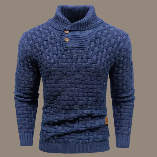 Sweter męski | zapięcie na guziki