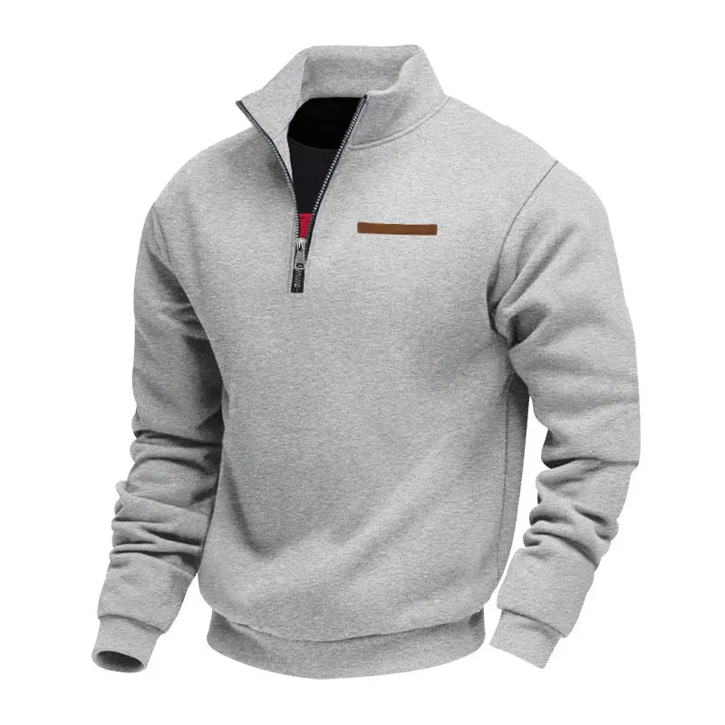 Sweter polarowy męski | luźny krój