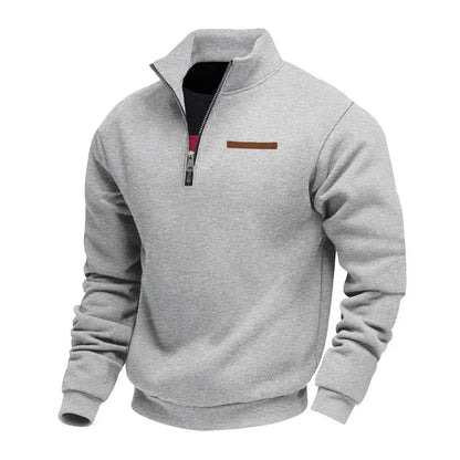 Sweter polarowy męski | luźny krój