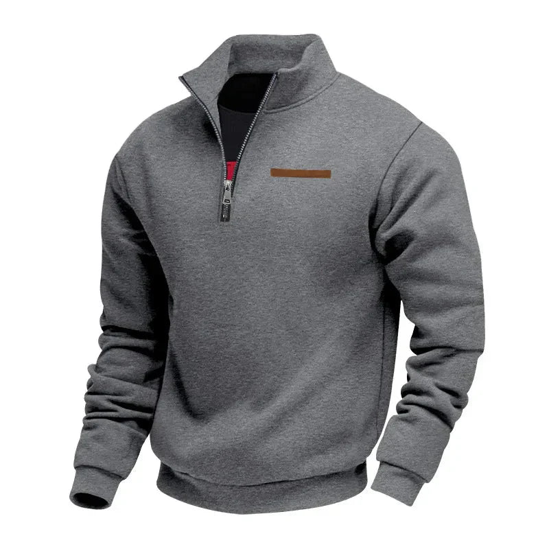 Sweter polarowy męski | luźny krój