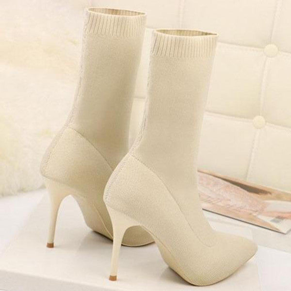 Buty damskie na obcasie | zamknięty nosek, 7 lub 9 cm