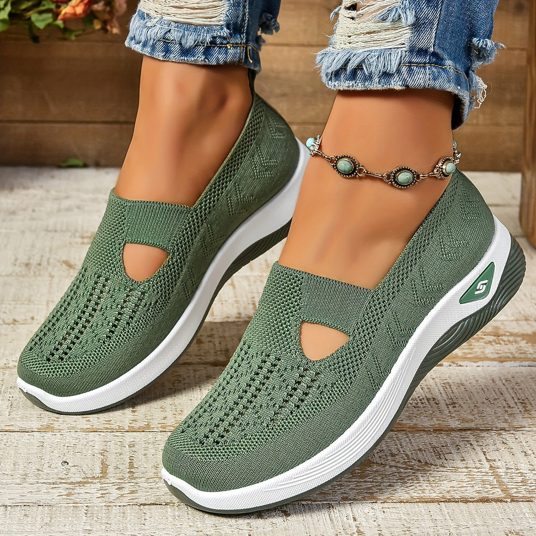 Buty damskie | oddychająca dzianina, wsuwane