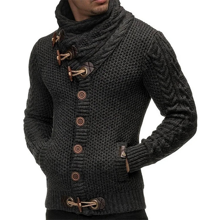 Sweter męski z dzianiny | dopasowany krój