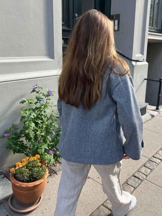 Alina - Płaszcz damski z podwójnym zapięciem | Dopasowany krój, elegancki kołnierz | Klasyczny styl na jesień