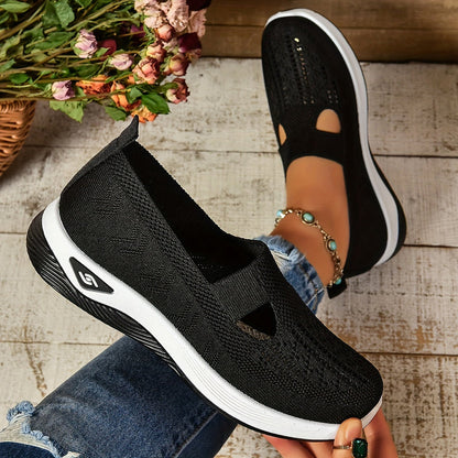 Buty damskie | oddychająca dzianina, wsuwane