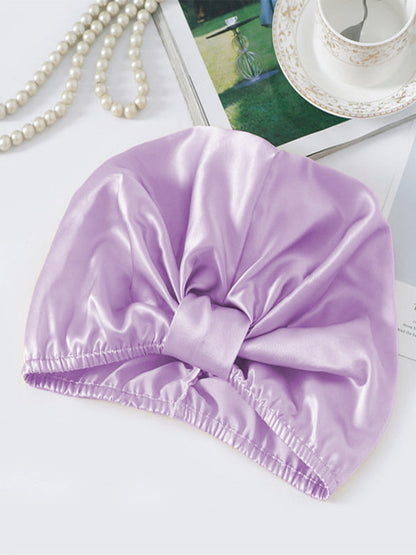 Turban nocny damski | satyna, elastyczna taśma
