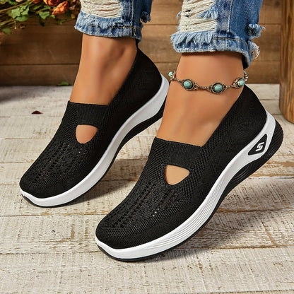 Buty damskie | oddychająca dzianina, wsuwane