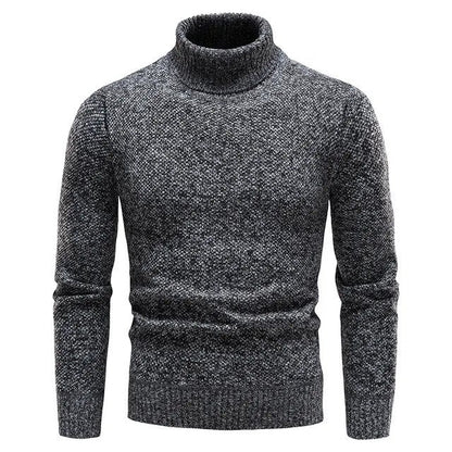 Sweter męski z golfem | krój do warstwowania