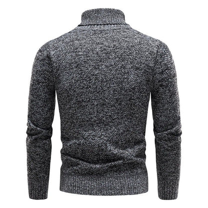 Sweter męski z golfem | krój do warstwowania