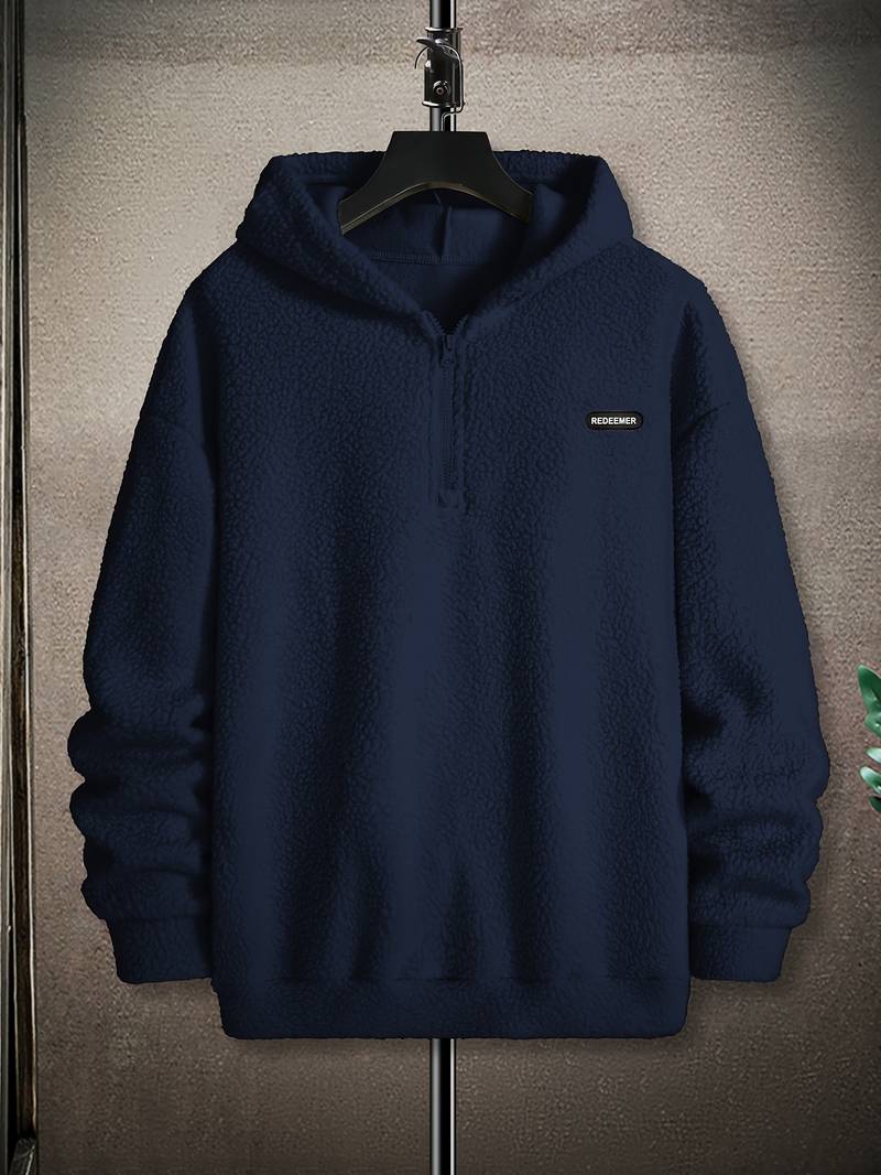Bluza męska z kapturem | wewnętrzna podszewka