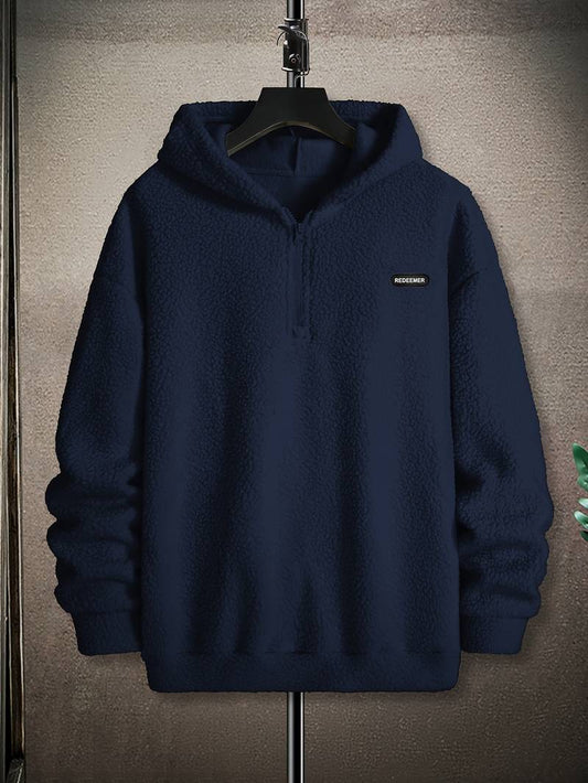 Bluza męska z kapturem | wewnętrzna podszewka