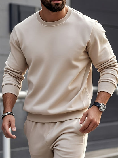 Komplet swetrowy męski | crewneck