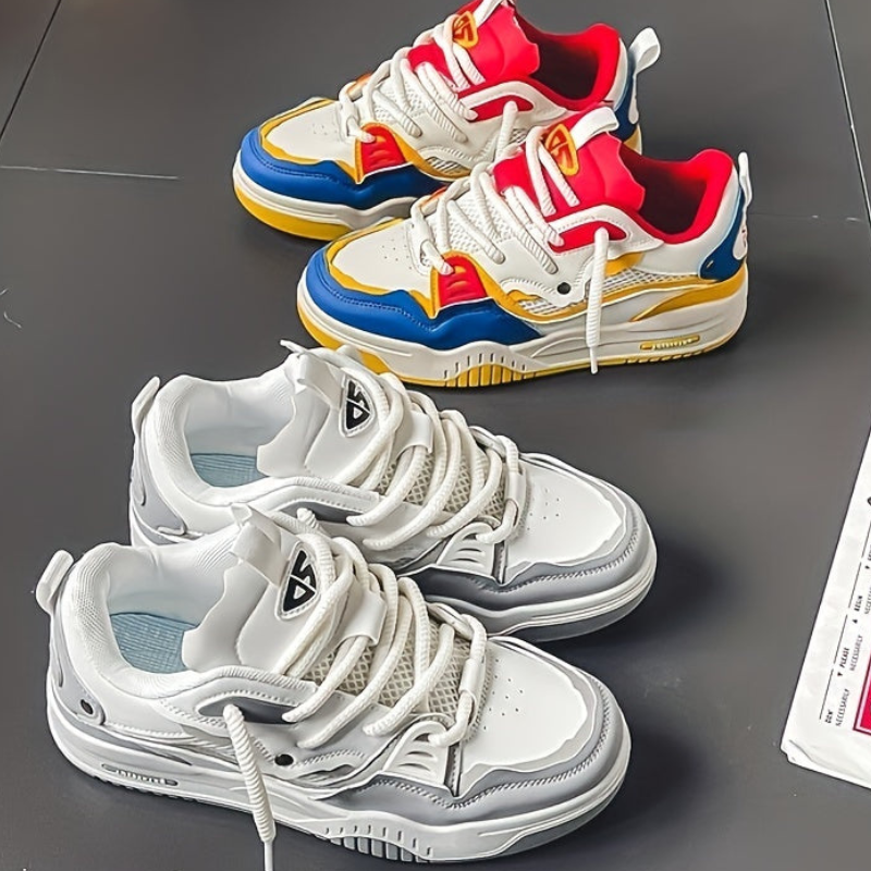Sneakersy męskie | lekka podeszwa, siateczkowe wstawki