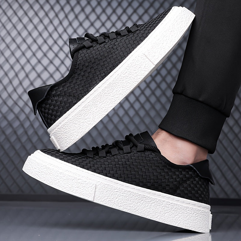 Sneakersy męskie | gruba gumowa podeszwa, sznurowane
