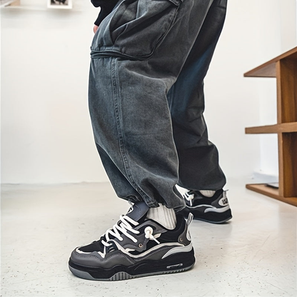 Sneakersy męskie | lekka podeszwa, siateczkowe wstawki