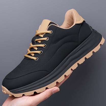 Sneakersy męskie | miękka skóra, gumowa podeszwa