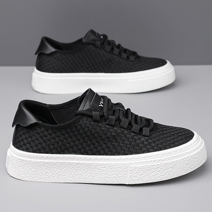 Sneakersy męskie | gruba gumowa podeszwa, sznurowane
