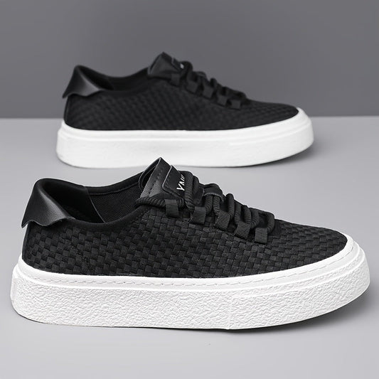 Sneakersy męskie | gruba gumowa podeszwa, sznurowane