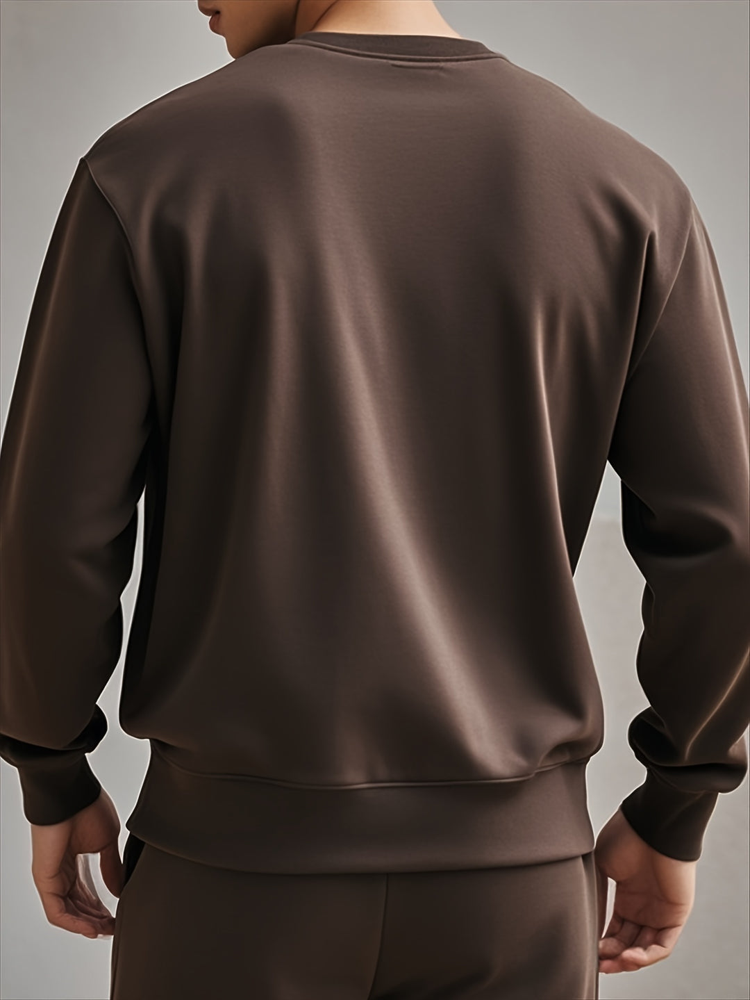 Komplet swetrowy męski | crewneck