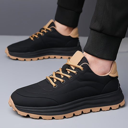 Sneakersy męskie | miękka skóra, gumowa podeszwa