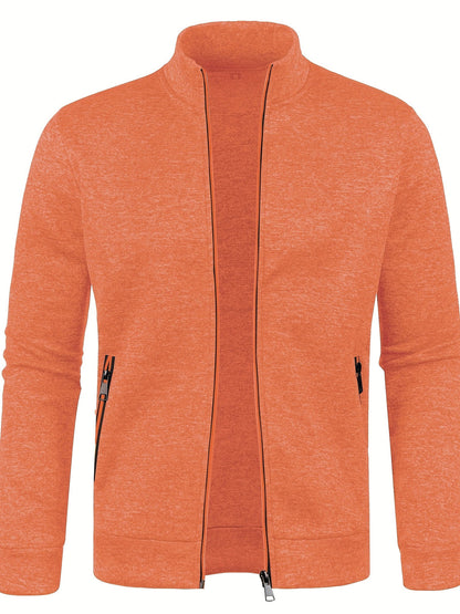 Sweter męski | pełny zamek błyskawiczny