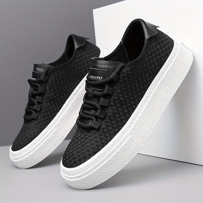 Sneakersy męskie | gruba gumowa podeszwa, sznurowane