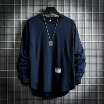 Sweter męski oversize | wydłużony dół, wzmocnione szwy