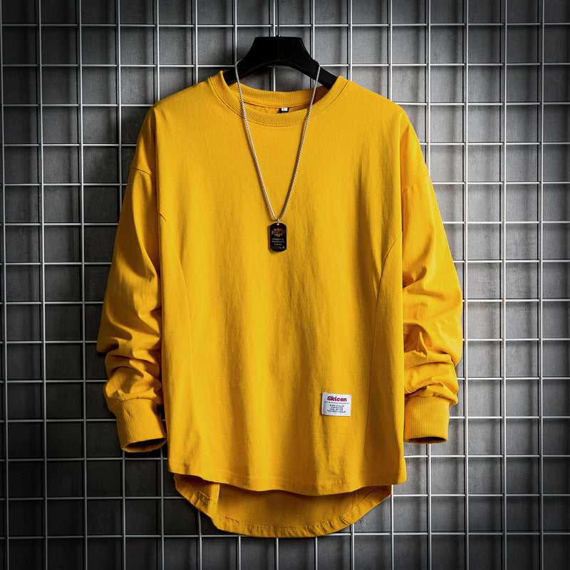 Sweter męski oversize | wydłużony dół, wzmocnione szwy