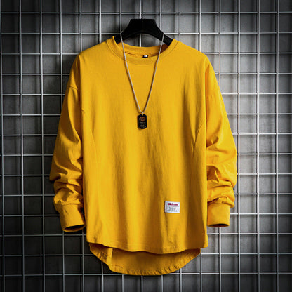 Sweter męski oversize | wydłużony dół, wzmocnione szwy