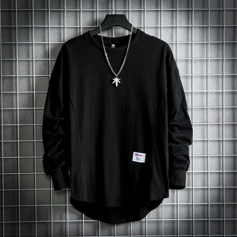 Sweter męski oversize | wydłużony dół, wzmocnione szwy