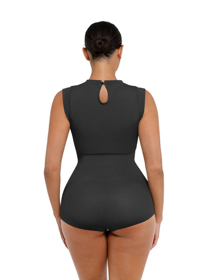 Body modelujące damskie | wysoki kołnierz, bezszwowe