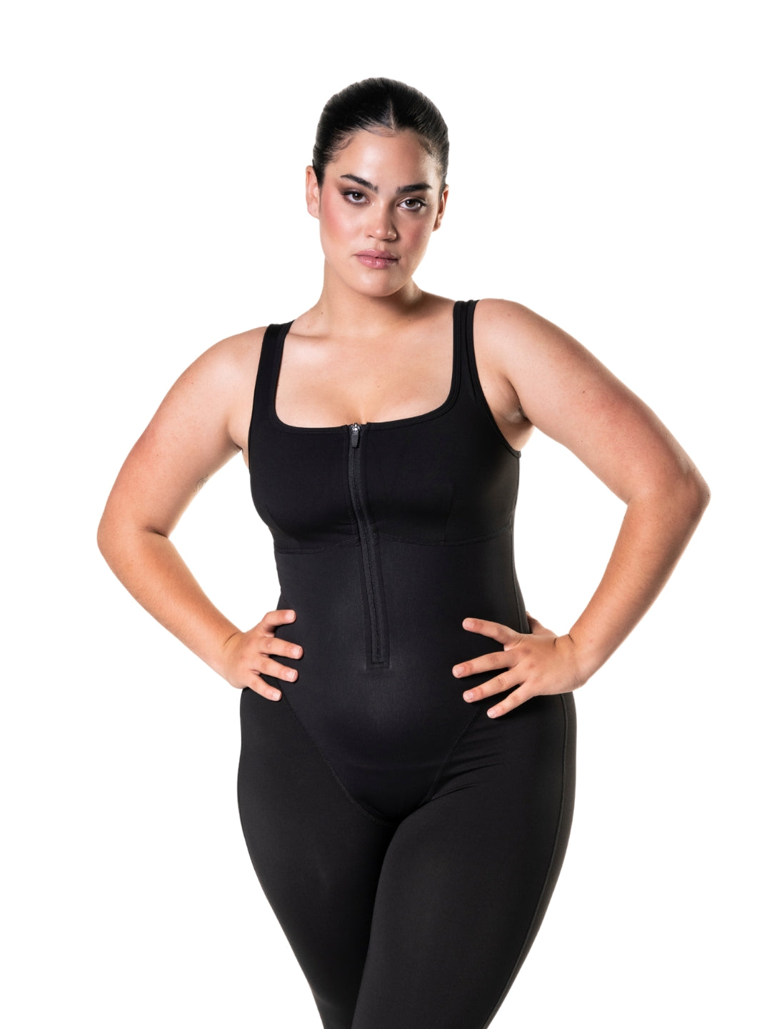 Catsuit damski | zamek, odpinane wkładki