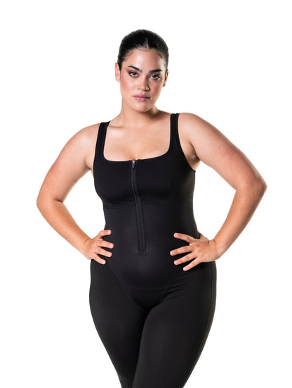 Catsuit damski | zamek, odpinane wkładki
