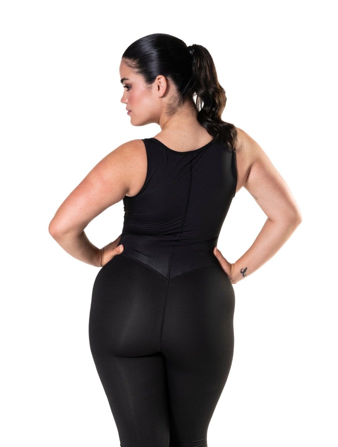 Catsuit damski | zamek, odpinane wkładki