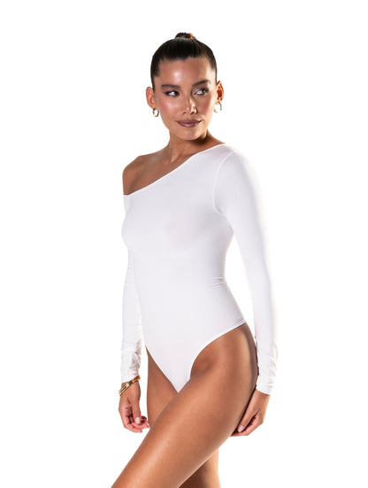 Body damskie | na jedno ramię, długi rękaw