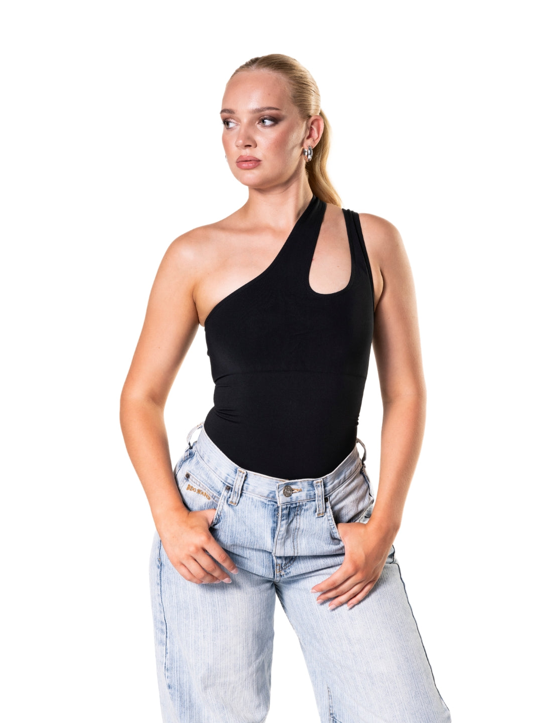 Body modelujące damskie | na jedno ramię, tył string