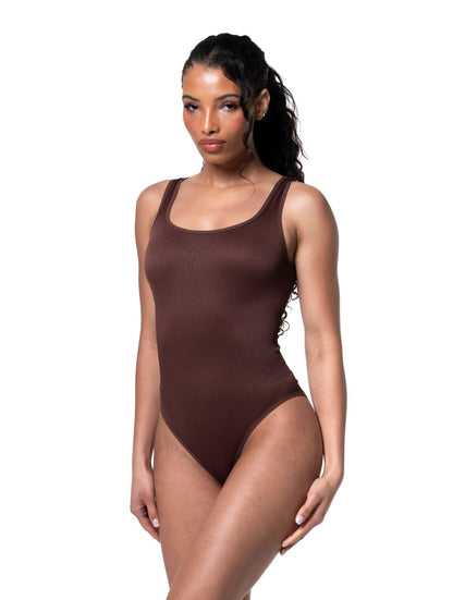 Body modelujące | prążkowana tkanina