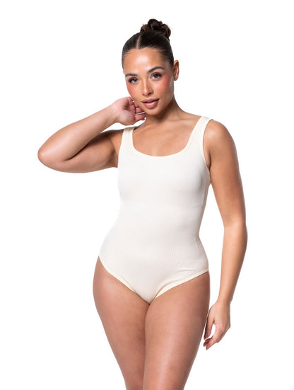 Body modelujące | prążkowana tkanina