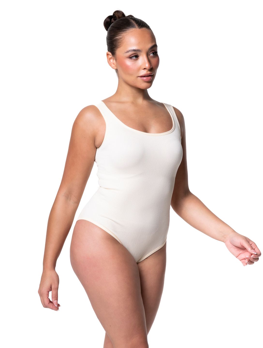 Body modelujące | prążkowana tkanina